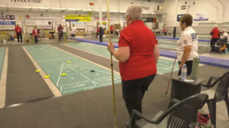 Canada-U.S. Shuffleboard Tournament in Beaumont Draws Crowds