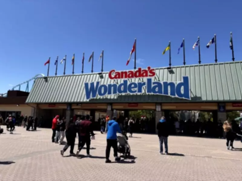 Canada's Wonderland Leviathan ride stalls in cold rain, riders stuck