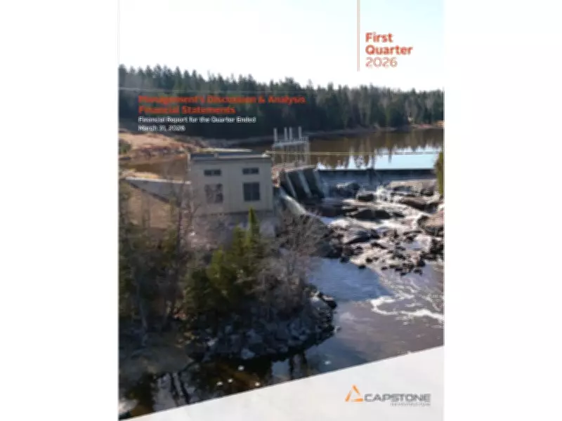 Capstone Infrastructure Q1 Results Released, Dividend Declared