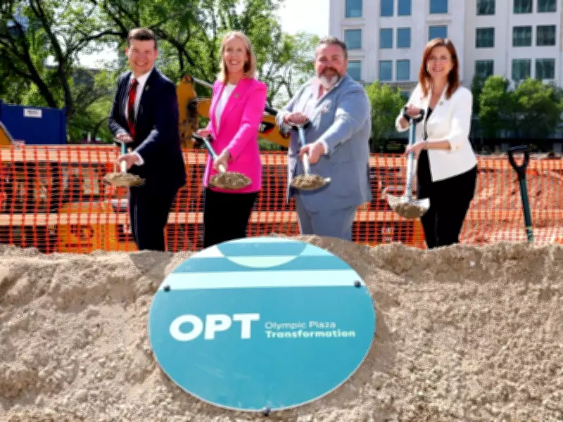Ceremonial Sod-Turning Marks Start of Olympic Plaza Transformation in Calgary
