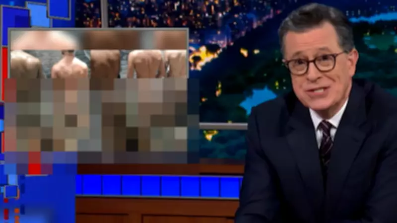 Colbert Reveals Scrapped Election Night Bit With Naked Models