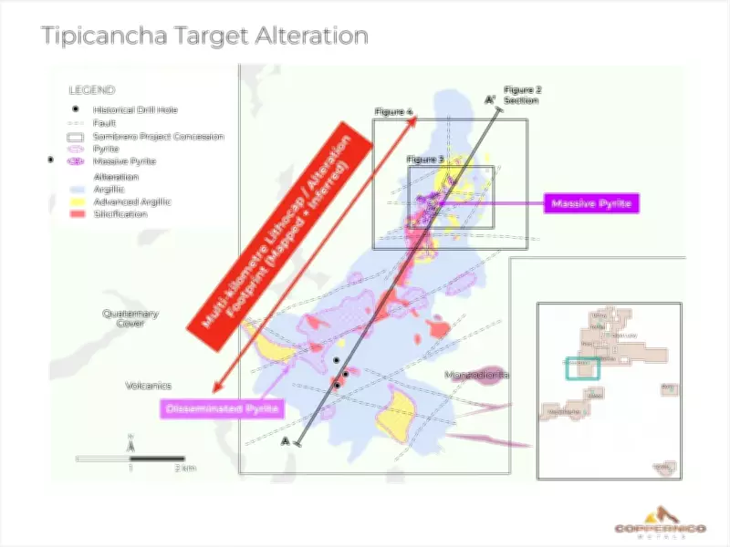 Coppernico Advances Multi-Kilometre Tipicancha Copper-Gold Target Ahead of Drilling