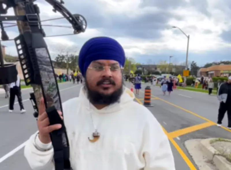 Crossbow at Khalsa Day Parade Sparks Debate, Police Say No Complaints