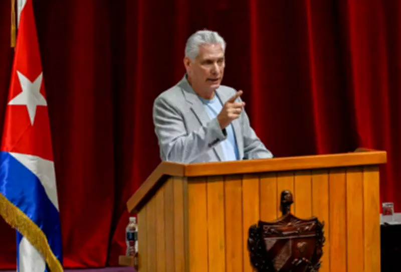 Cuba's President Warns of 'Bloodbath' if US Takes Military Action