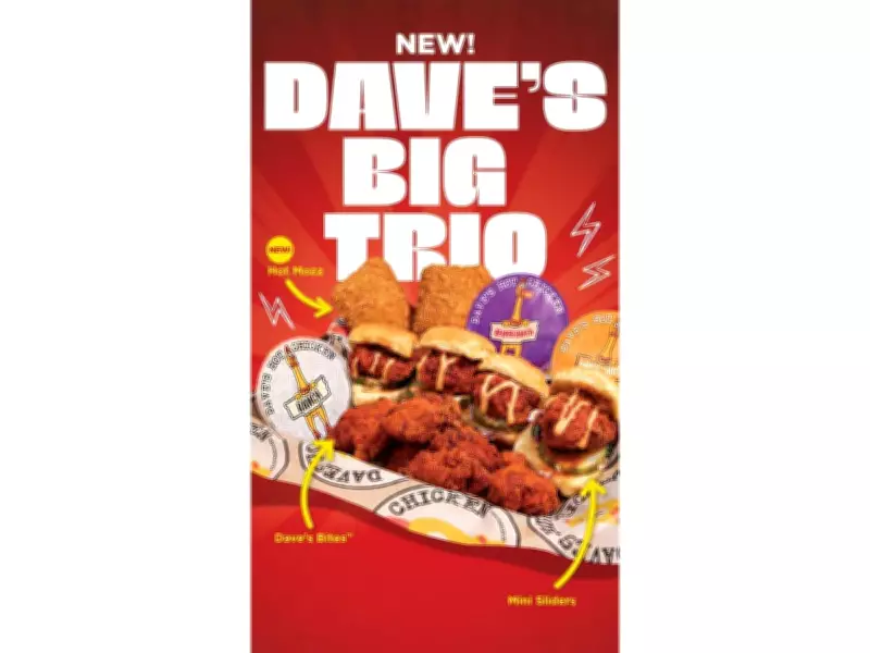 Dave's Hot Chicken Launches Dave's Big Trio: Bites, Mozz, Sliders