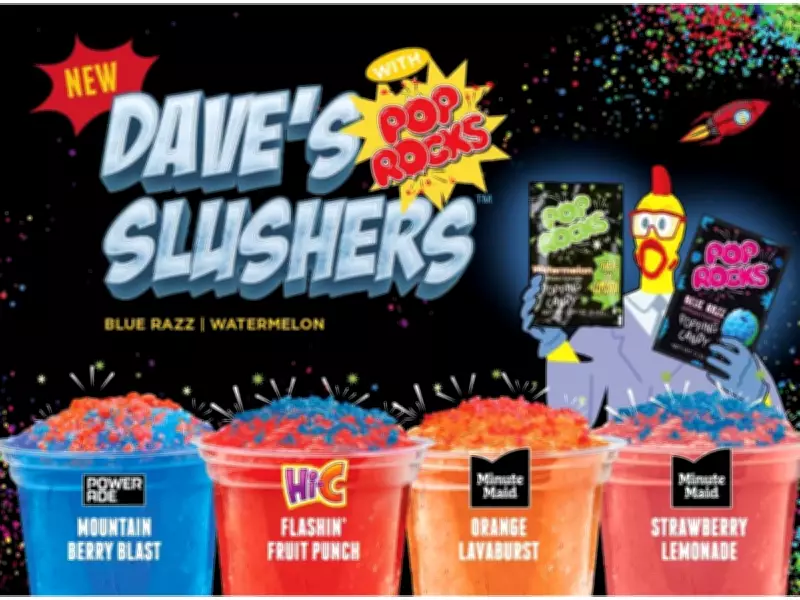 Dave's Hot Chicken Launches Slushers with Pop Rocks Nationwide