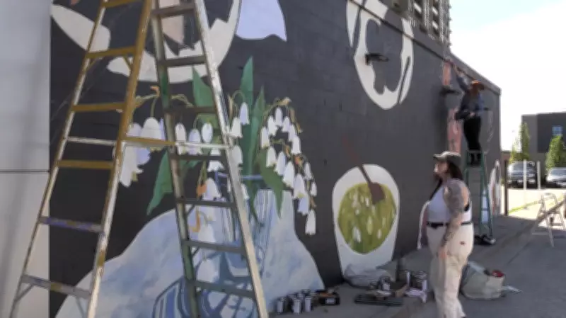 Demolition Creates Sightline for New Mural in Old East Village