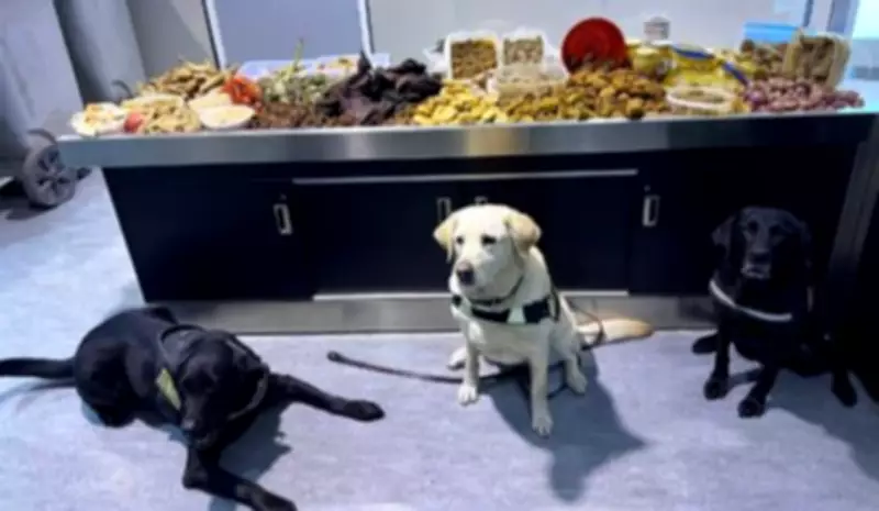 Detector Dogs Intercept Undeclared Meat at Toronto Pearson Airport