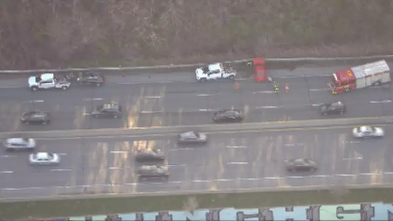 DVP at standstill after single-vehicle crash near Bayview Avenue