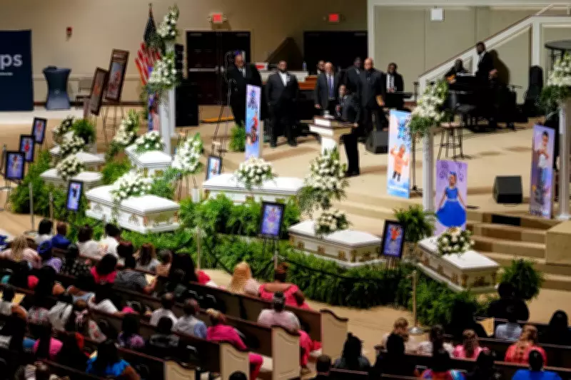 Eight Children Killed in Louisiana Mass Shooting Remembered at Funeral
