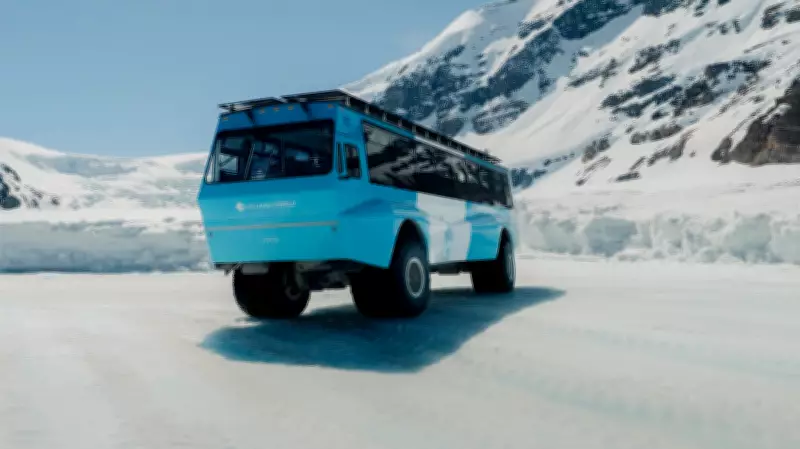 Electric Ice Explorer: World's First All-Electric Tour Bus on Athabasca Glacier