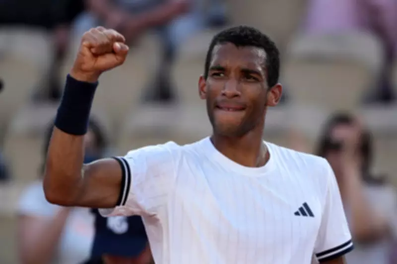 Felix Auger-Aliassime Advances to Third Round at French Open