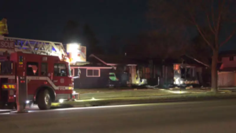 Fire Damages Southeast Edmonton House; No Injuries Reported
