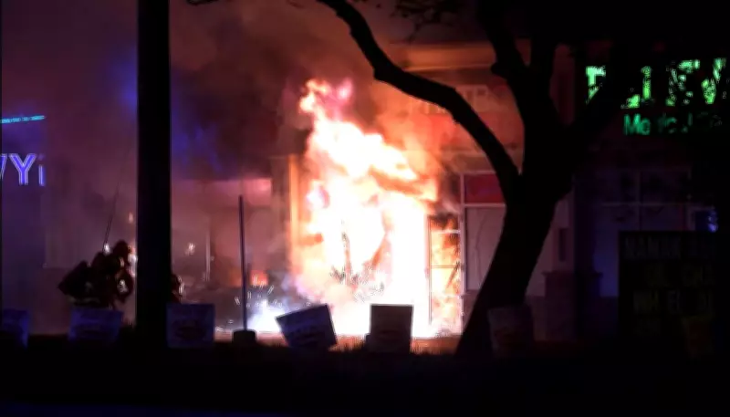 Fire Engulfs Etobicoke Fireworks Store After Car Crash