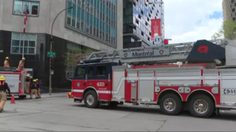 Fire Erupts on 24th Floor of Montreal High-Rise, No Injuries Reported
