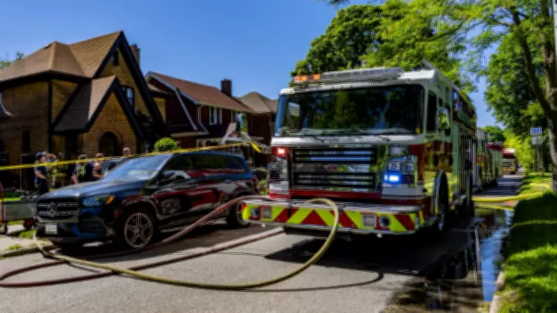Fire on Pelissier Street in Windsor Displaces Two Residents