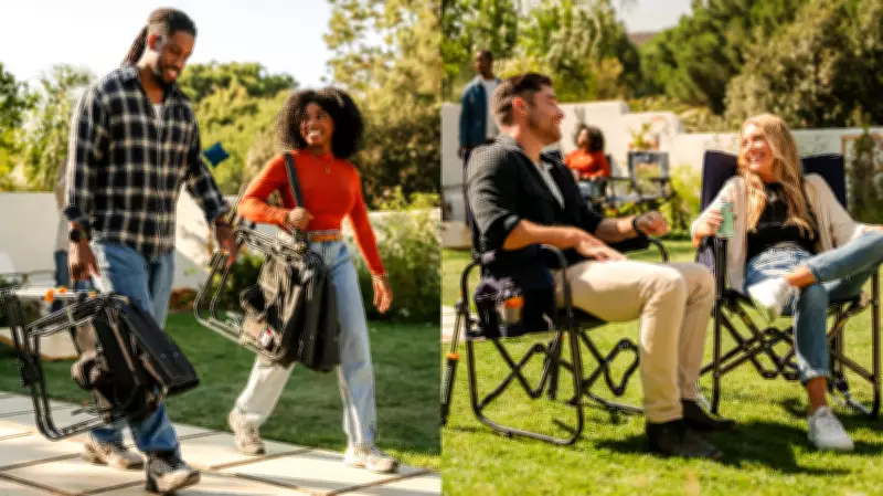 Foldable Rocking Camp Chair on Sale: 20% Off for Outdoor Comfort