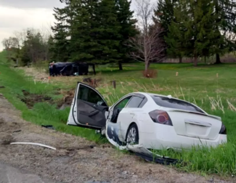 G2 Driver Charged After Three-Vehicle Crash in Erin, Ontario