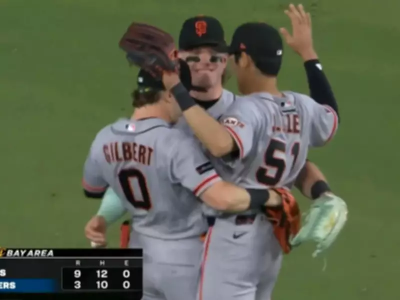 Giants Outfielders Told to Tone Down Viral 'Thrusting' Celebration