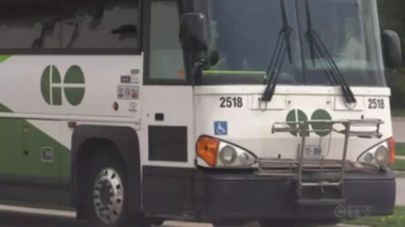 GO Buses Replace Trains on Barrie Line This Weekend Only