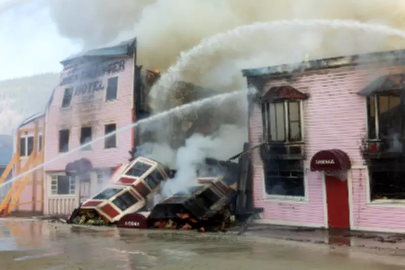 Gold-Rush Era Westminster Hotel Destroyed by Fire in Dawson City