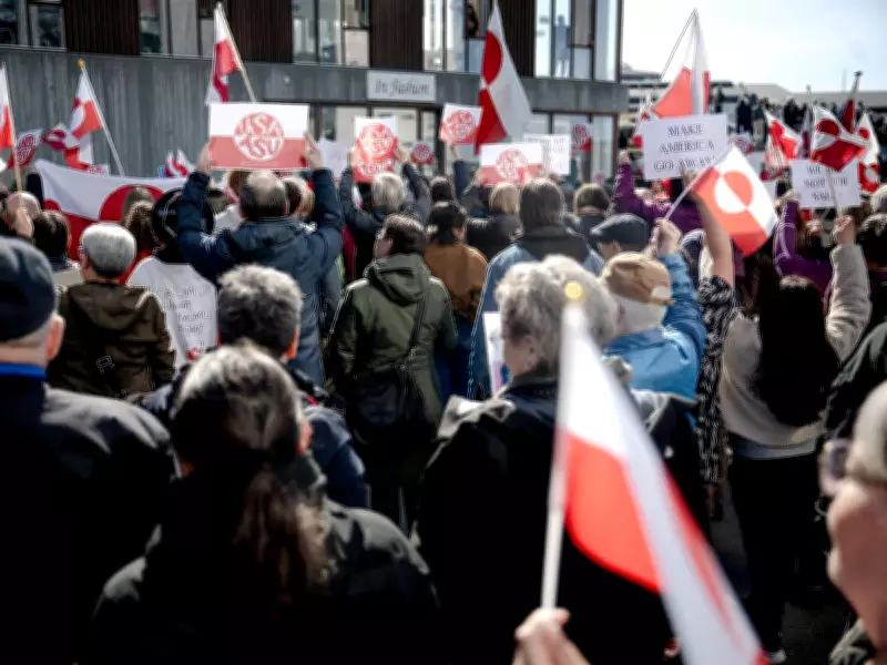 Greenland Protesters Chant 'USA Go Home' After New U.S. Consulate Opens