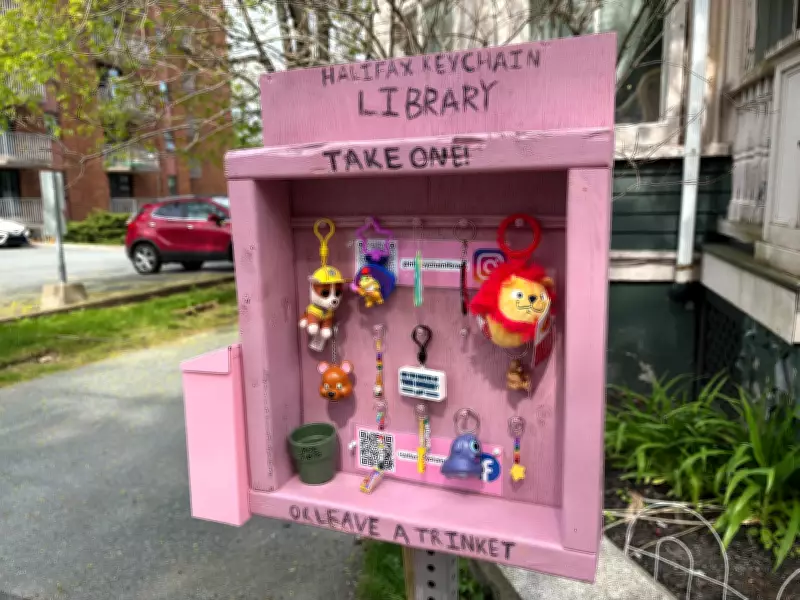 Halifax Woman Spreads Joy One Trinket at a Time with Keychain Library