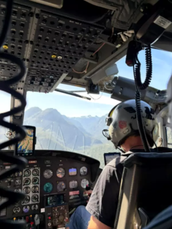 Helicopter Rescue for Remote Medical Incident on Vancouver Island