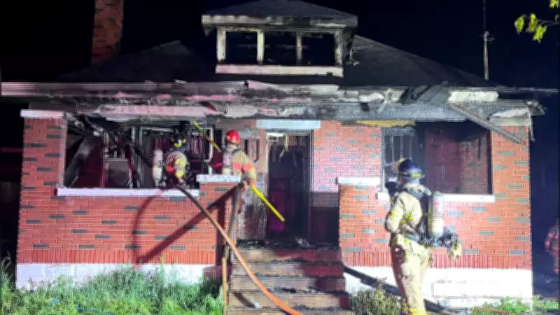 House Fire Under Investigation in London, Ontario