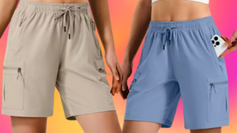 Hugut Women's Hiking Cargo Shorts on Sale at Amazon - 20% Off