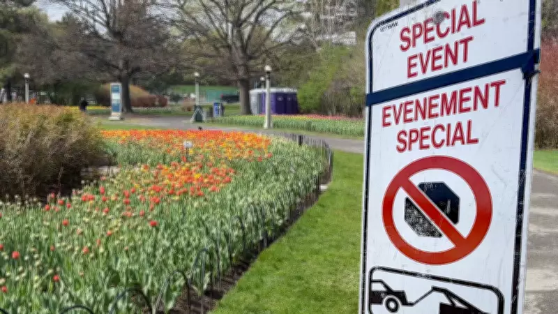 Hundreds of Parking Tickets Issued at Ottawa Tulip Festival