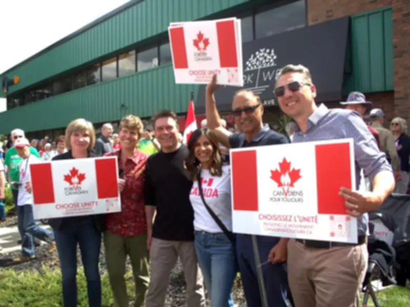 Hundreds Rally at Forever Canadian Office Opening in Edmonton
