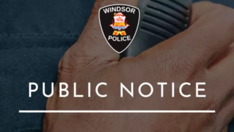 Increased Police Presence for Training Exercise in Windsor