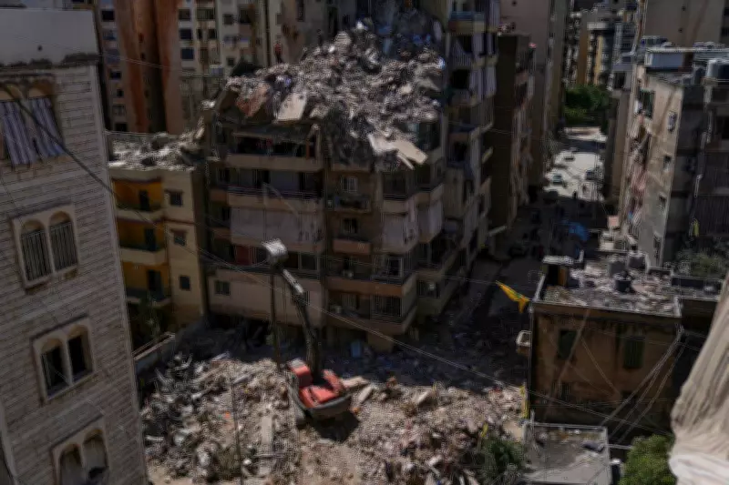 Israeli Airstrikes Kill 5 in Lebanon as Hezbollah Rockets Hit Open Areas