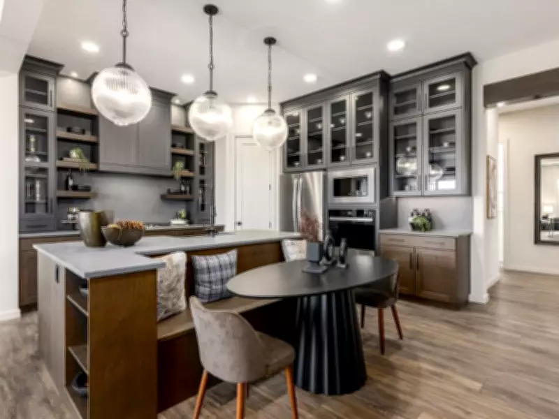 Jefferson Kitchen by Homes by Avi: Smart Storage and Social Design in Osprey Hill