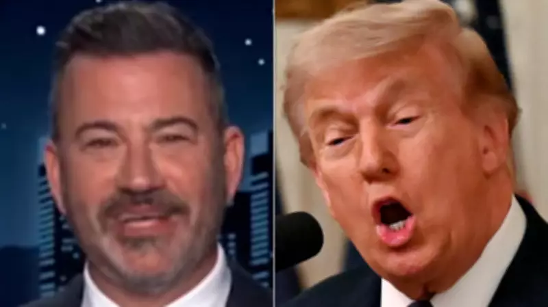 Jimmy Kimmel Mocks Trump's Plummeting Approval Ratings on Late Night