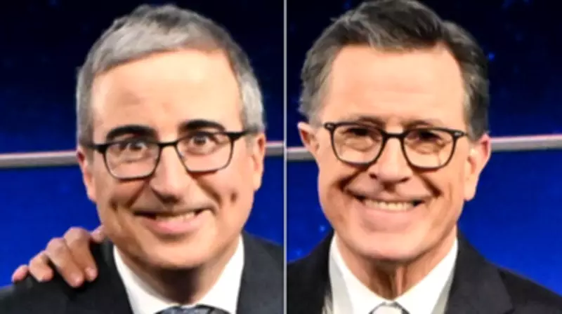 John Oliver Honors Stephen Colbert with Salty Sign-Off on Final Shows