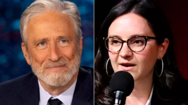 Jon Stewart Rips Bari Weiss, Backs Stephen Colbert in Media Showdown