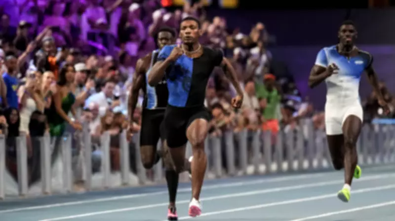 Kerley wins Enhanced Games 100m in 9.97, falls short of Bolt record