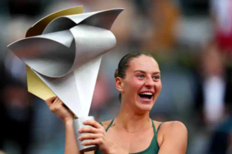 Kostyuk beats Russian Andreeva to win Madrid Open title