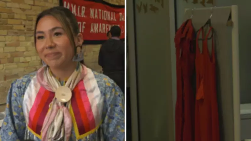Londoners Honor Missing and Murdered Indigenous Women on Red Dress Day