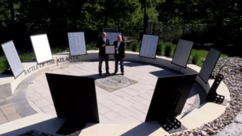 Londoners Honored for Building Battle of the Atlantic Memorial