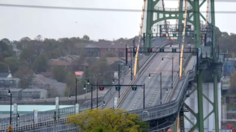 Macdonald Bridge in Halifax closed after scaffolding falls onto road