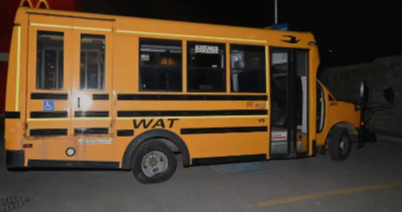 Man charged with impaired driving after crashing stolen school bus into McDonald's in Ajax