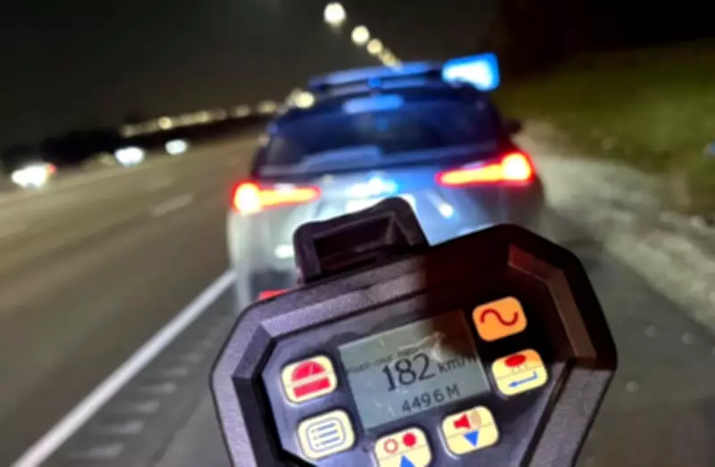 Man Charged with Stunt Driving at 182 km/h on Hwy 400 While Suspended