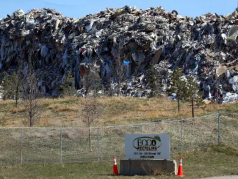 Massive Waste Pile Near Calgary Landfill Sparks Resident Outrage