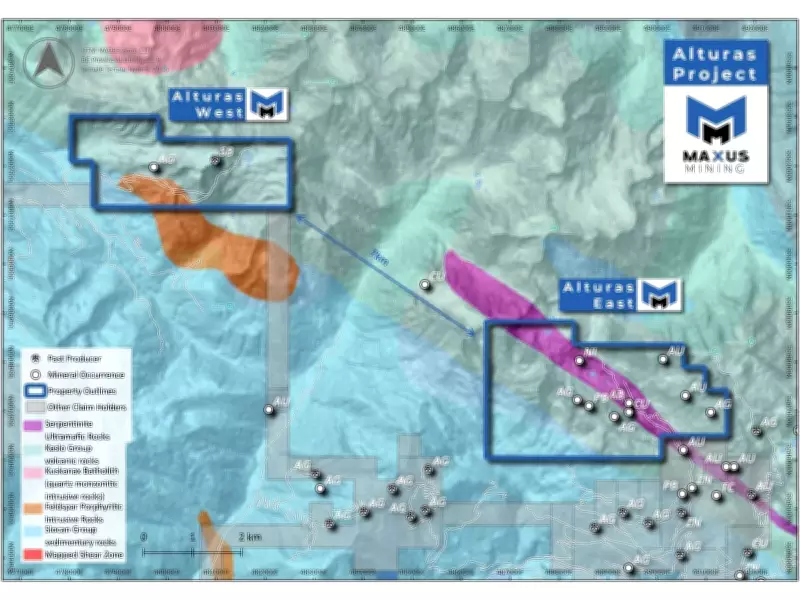 Maxus Mining Launches Maiden Drill Program at Alturas West Project in BC