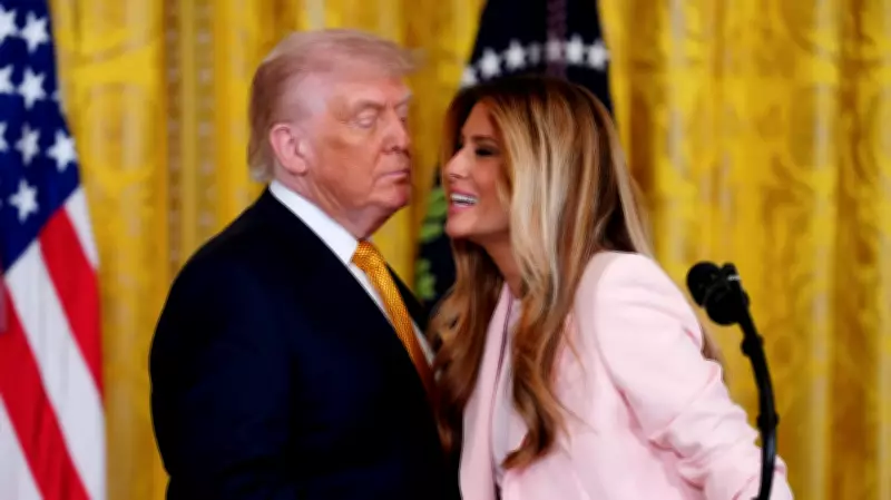 Melania Trump Claims Husband Has 'Empathy,' Crowd Laughs at White House Event