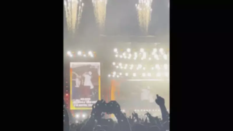 Montreal Canadiens Stars Shotgun Beers with Luke Combs at Concert