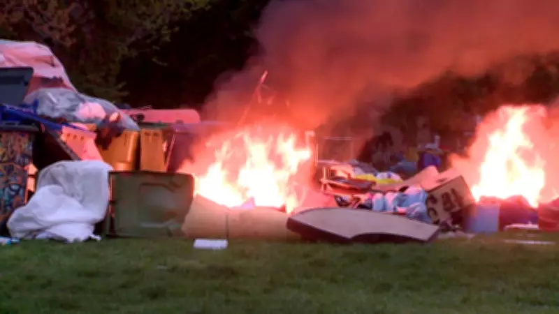 Montreal Firefighters Battle Two Blazes at Homeless Camp in Hochelaga